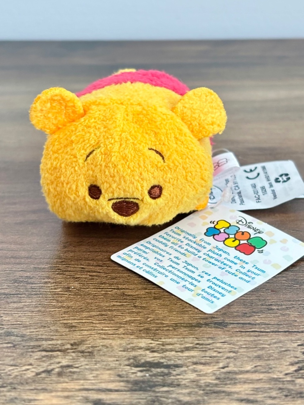 NWT Disney Store Tsum Tsum Winnie the Pooh Plush Stuffed Animal Toy AUTHENTIC